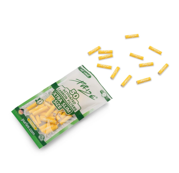 Filter Aktivkohlefilter Purize gelb 50Stk